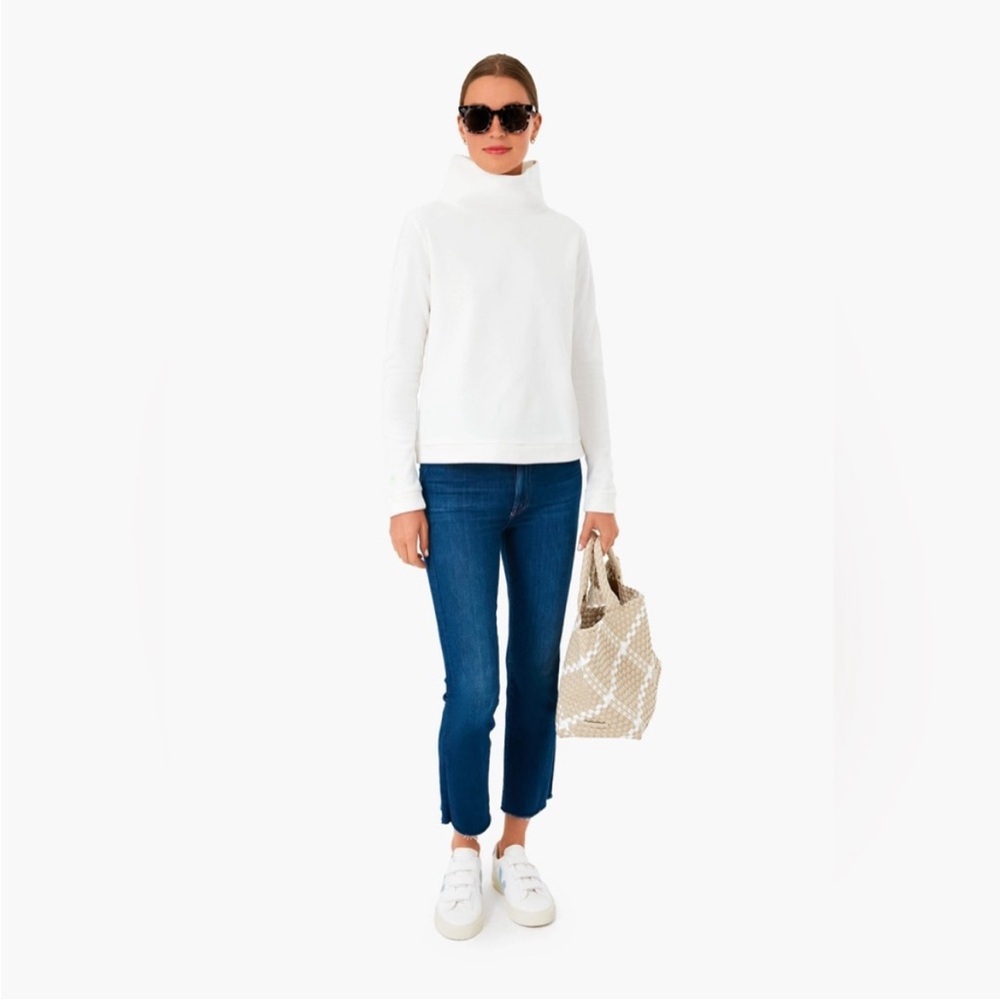 Dudley Stephens White Pullover Top Size Small